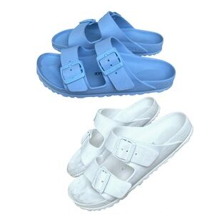 ***SOLD***Pairs of Birkenstock Arizona Essentials EVA Sandals. SZ. 38.